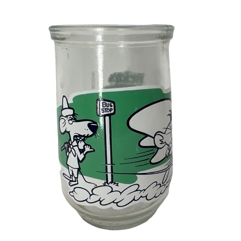 1990's Looney Tunes Jelly Jar Foghorn Leghorn #9 collectable welch's glass